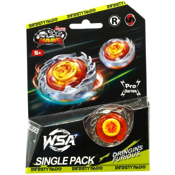 Фото - Дзиґа Infinity Nado VII Pro Series Single Pack Origins Furious (EU664621-2)